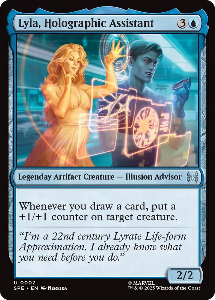 Lyla, Holographic Assistant 7 (Marvel's Spider-Man: Eternal-Legal)  - Foil