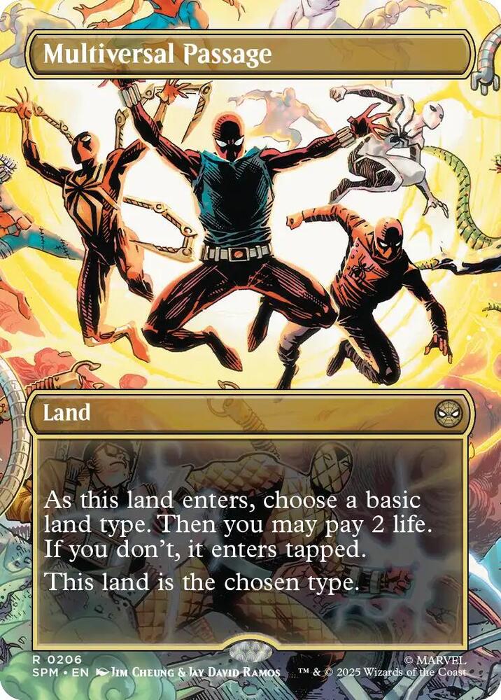 Multiversal Passage 206/198 (Marvel's Spider-Man)  - Borderless Foil
