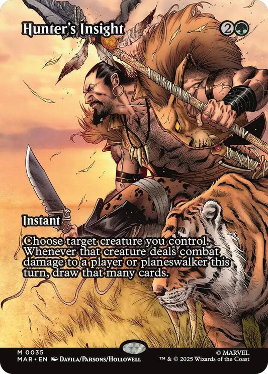 Hunter's Insight 35 (Marvel Universe Eternal-Legal)  - Borderless Foil