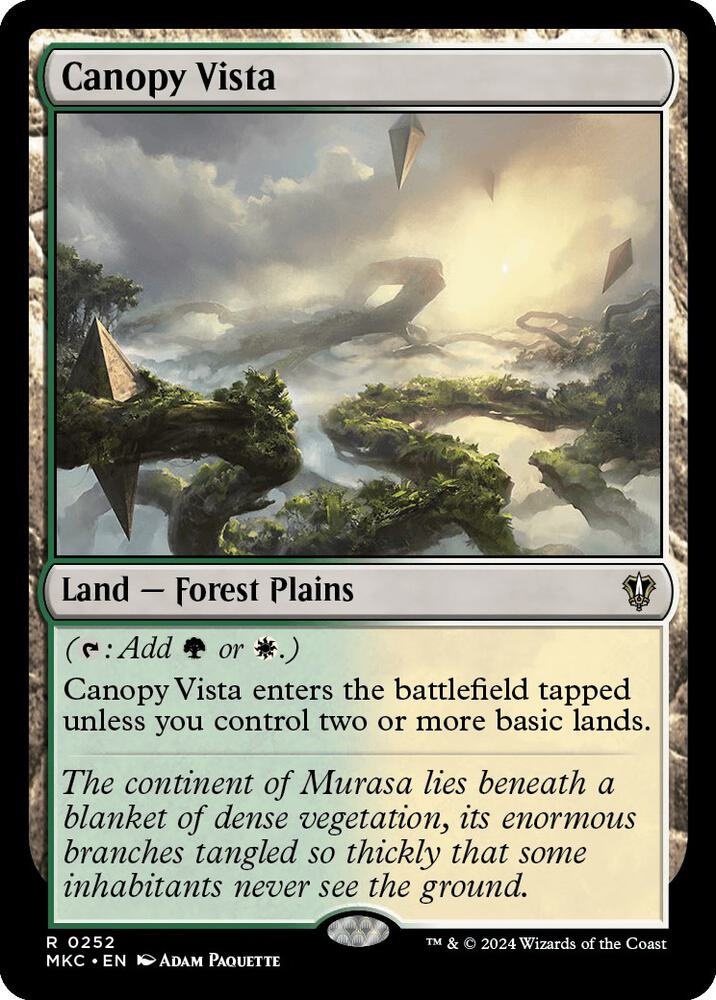Canopy Vista 252/311 (Commander: Murders at Karlov Manor) 