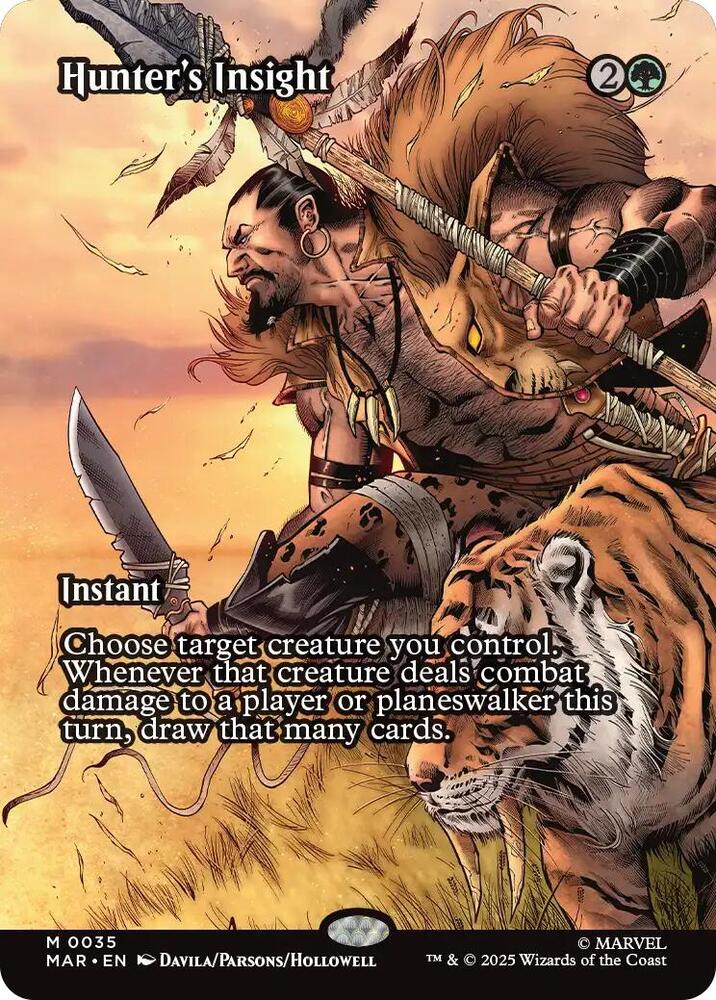 Hunter's Insight 35 (Marvel Universe Eternal-Legal)  - Borderless Foil