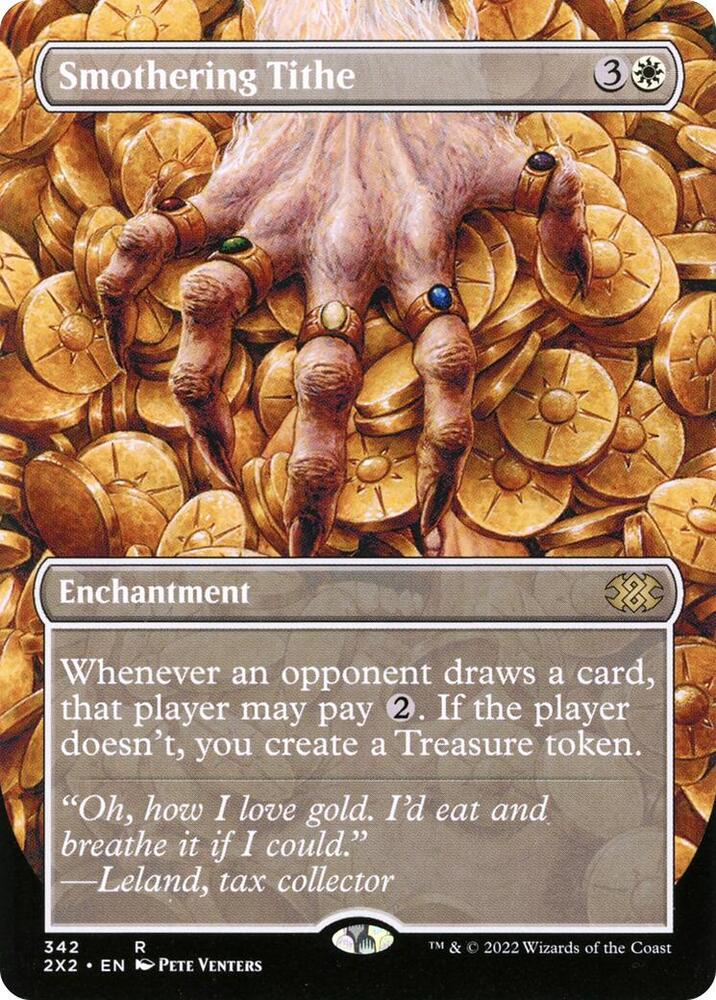 Smothering Tithe Borderless 342/331 (Double Masters 2022)  - Foil
