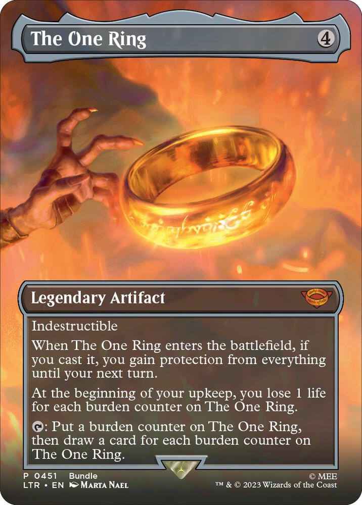 The One Ring Borderless LTR Bundle 451 (Unique and Miscellaneous Promos)  - Foil