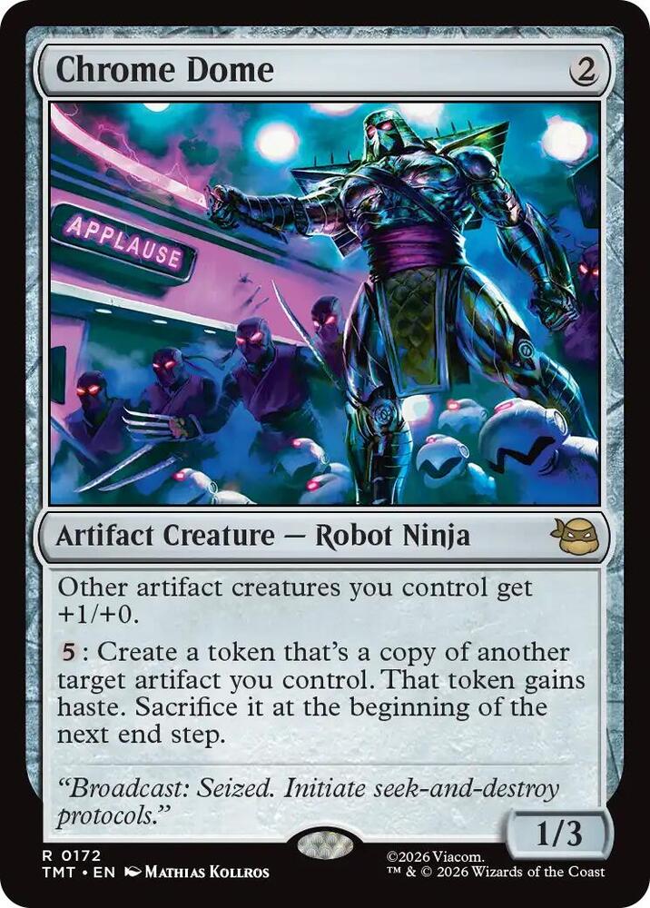 Chrome Dome 172 (Teenage Mutant Ninja Turtles)  - Foil