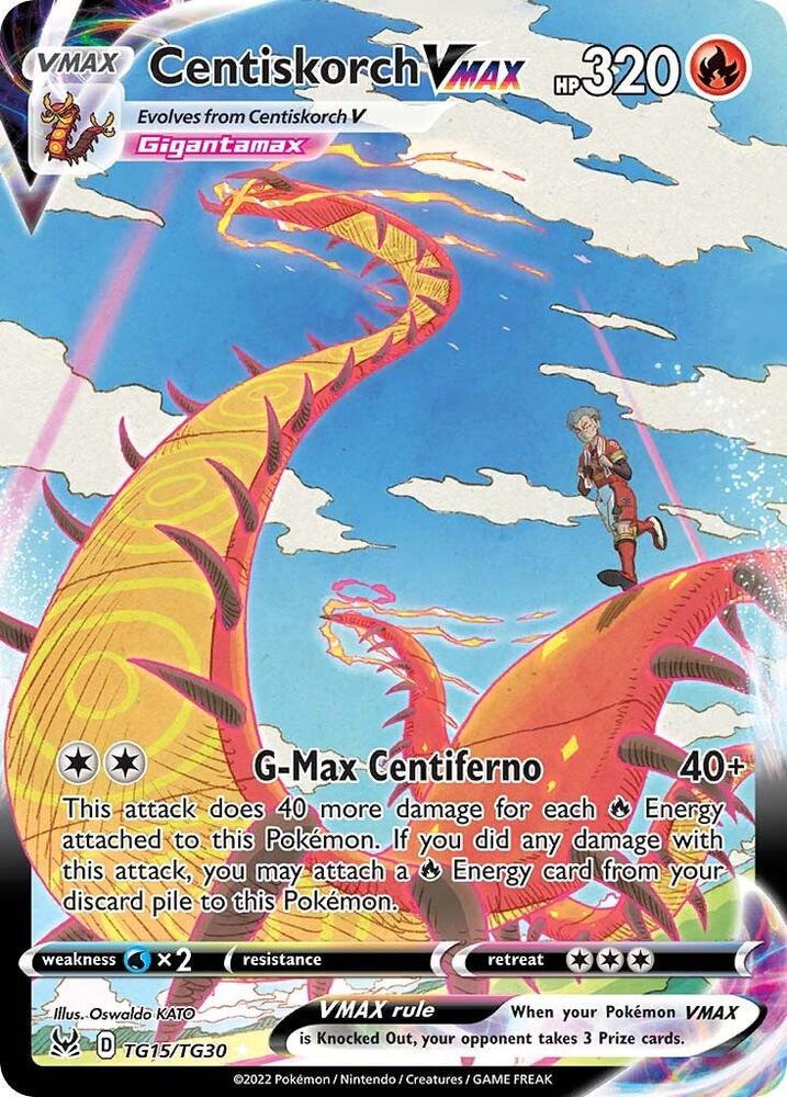 Centiskorch VMAX TG15/TG30 (SWSH11: Lost Origin Trainer Gallery)  - Holofoil