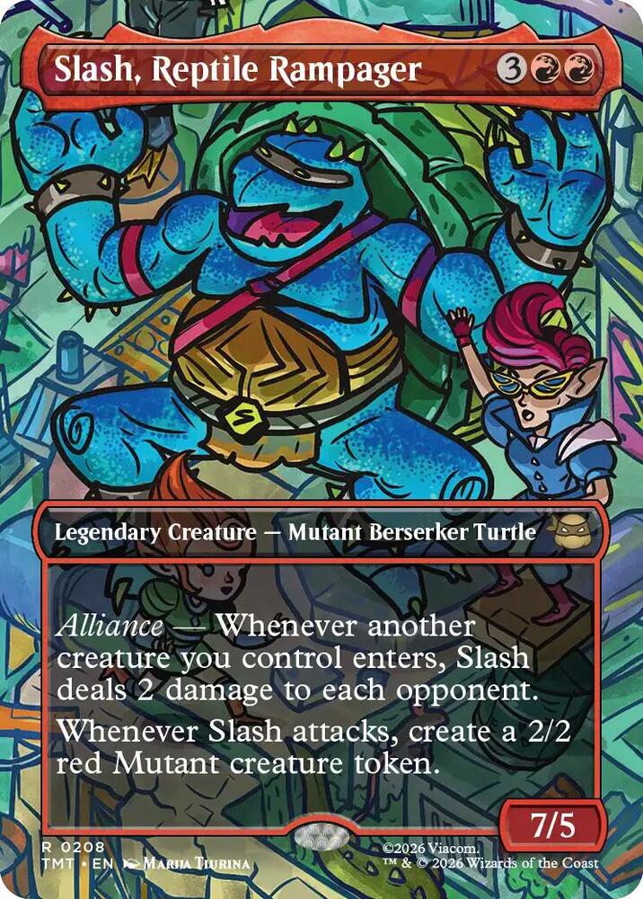 Slash, Reptile Rampager 208 (Teenage Mutant Ninja Turtles)  - Borderless