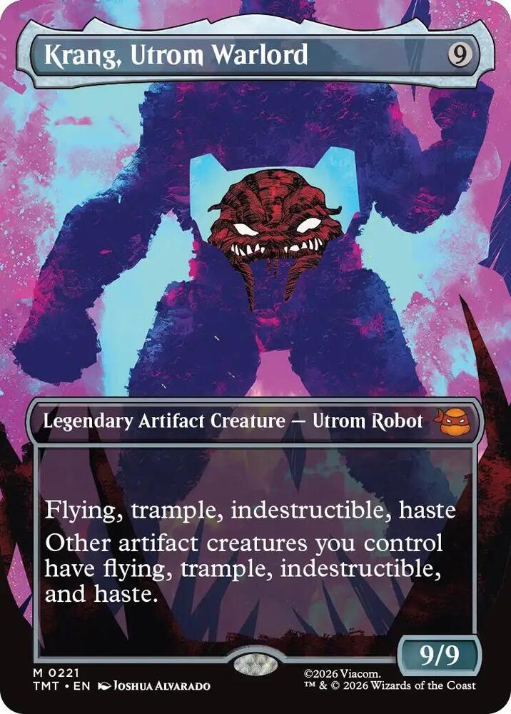 Krang, Utrom Warlord 221 (Teenage Mutant Ninja Turtles)  - Borderless