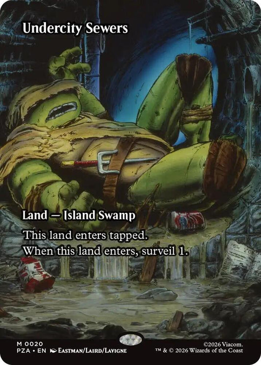 Undercity Sewers Borderless 20 (Teenage Mutant Ninja Turtles Source Material)  - Borderless Foil