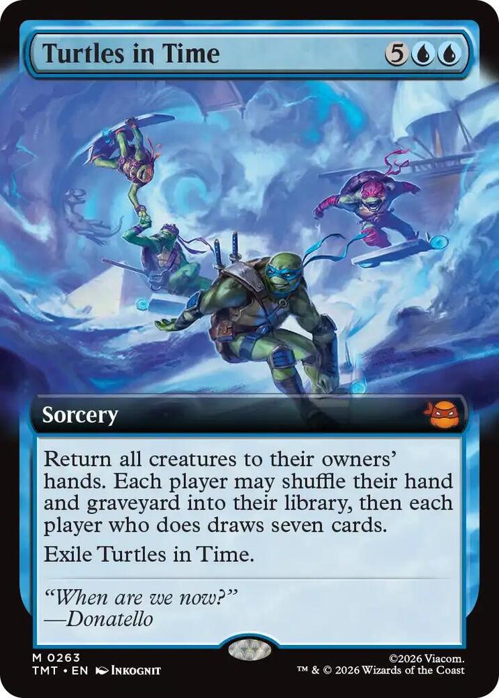 Turtles in Time  263/190 (Teenage Mutant Ninja Turtles)  - Extended Art