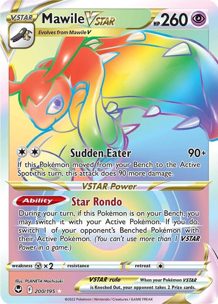 Mawile VSTAR Secret 200/195 (SWSH12: Silver Tempest)  - Holofoil