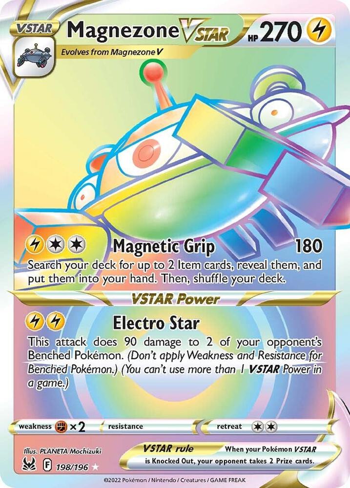 Magnezone VSTAR Secret 198/196 (SWSH11: Lost Origin)  - Holofoil