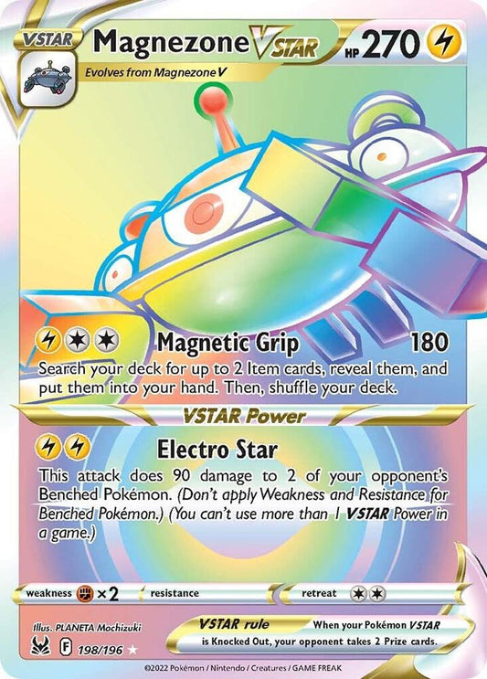 Magnezone VSTAR Secret 198/196 (SWSH11: Lost Origin)  - Holofoil