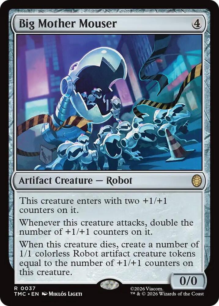 Big Mother Mouser 37 (Commander: Teenage Mutant Ninja Turtles)  - Surge Foil