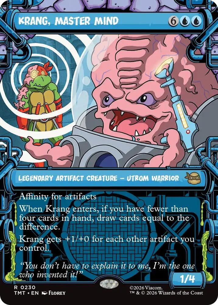 Krang Master Mind Showcase 230 (Teenage Mutant Ninja Turtles)  - Showcase