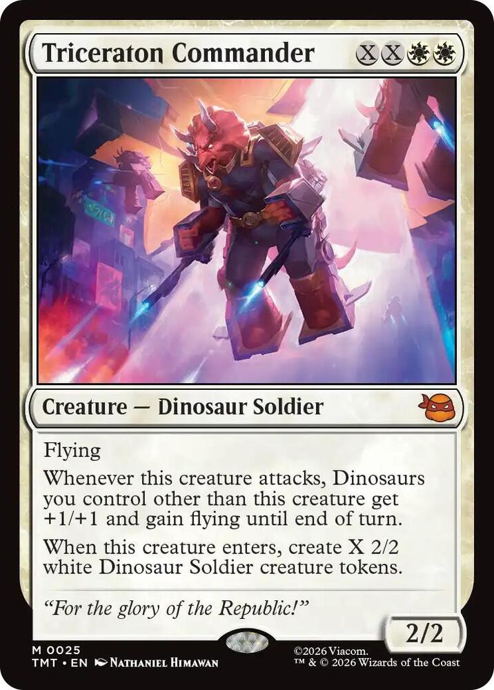 Triceraton Commander 25/190 (Teenage Mutant Ninja Turtles) 