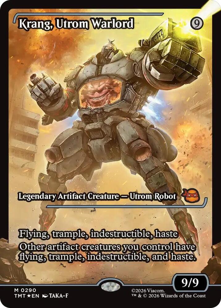 Krang Utrom Warlord Showcase 290 (Teenage Mutant Ninja Turtles)  - Showcase Foil