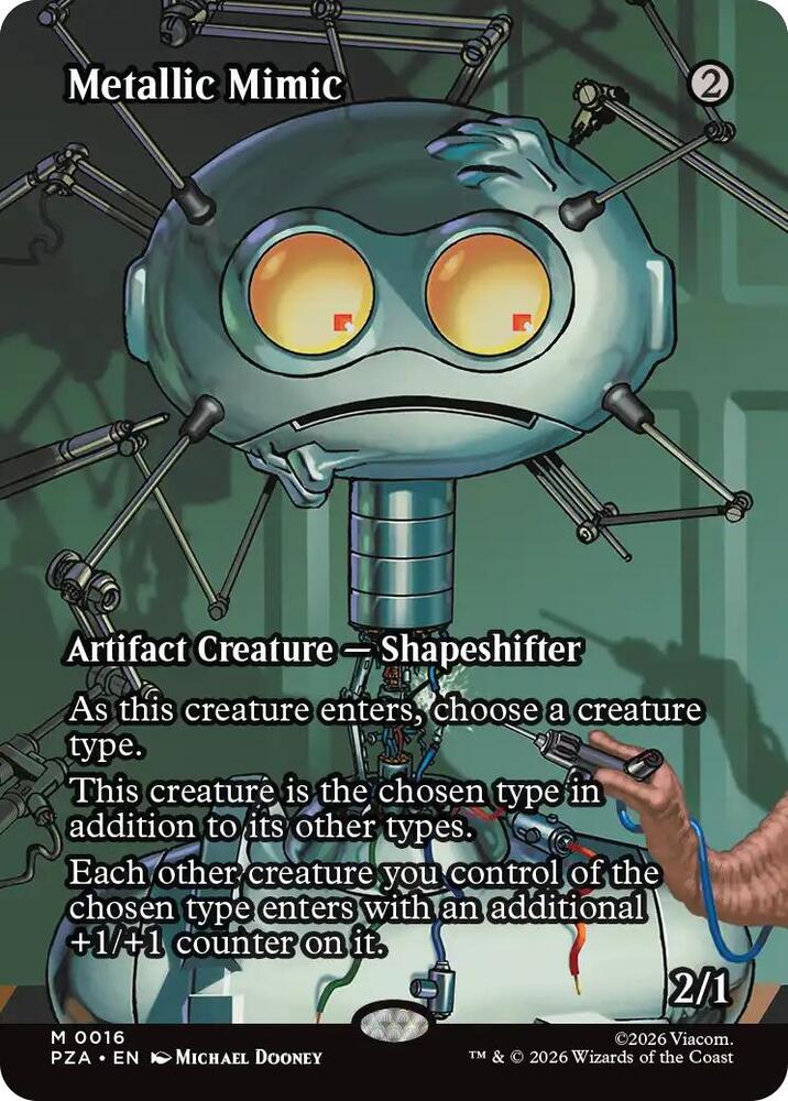 Metallic Mimic 16 (Teenage Mutant Ninja Turtles Source Material)  - Borderless