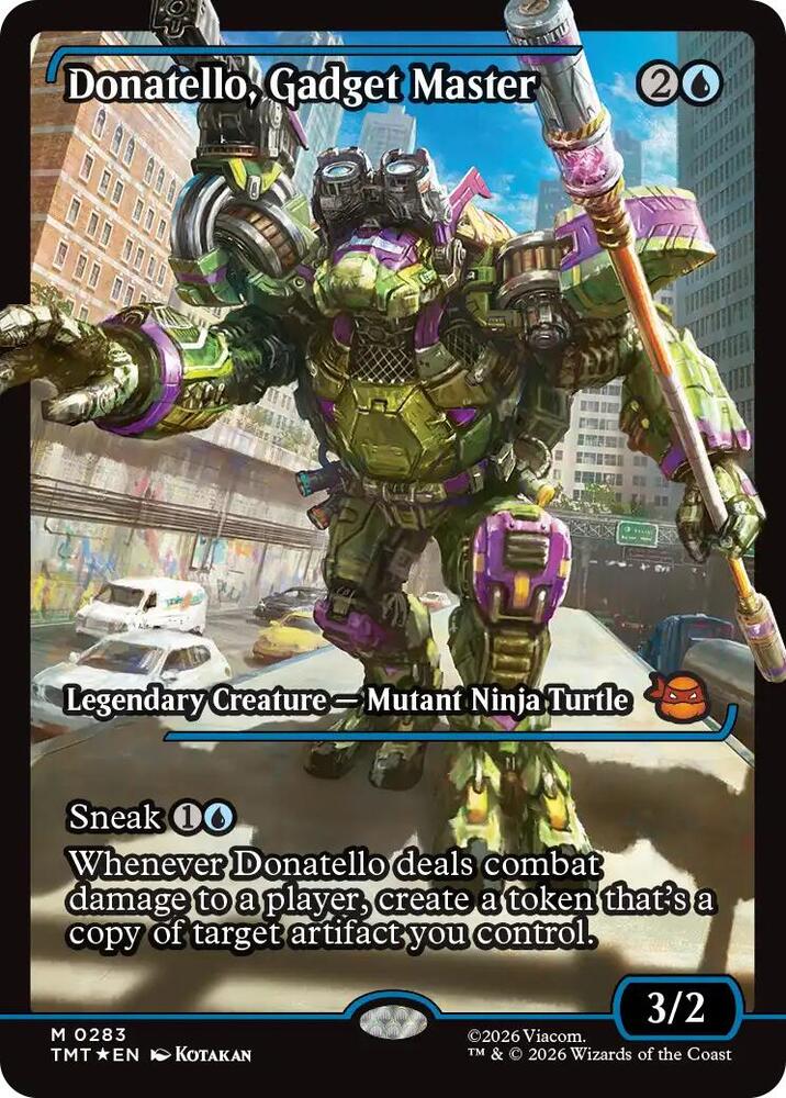 Donatello, Gadget Master 283/260 (Teenage Mutant Ninja Turtles)  - Showcase Foil