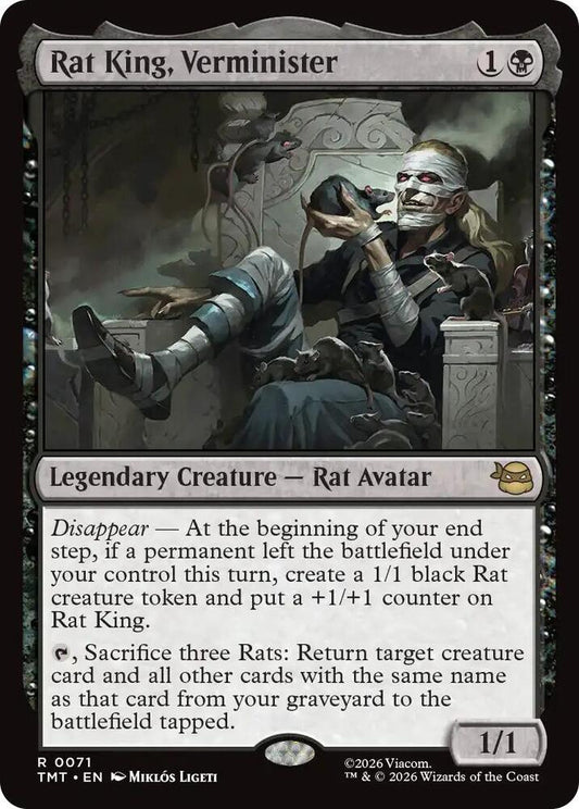 Rat King, Verminister 71/190 (Teenage Mutant Ninja Turtles)  - Foil