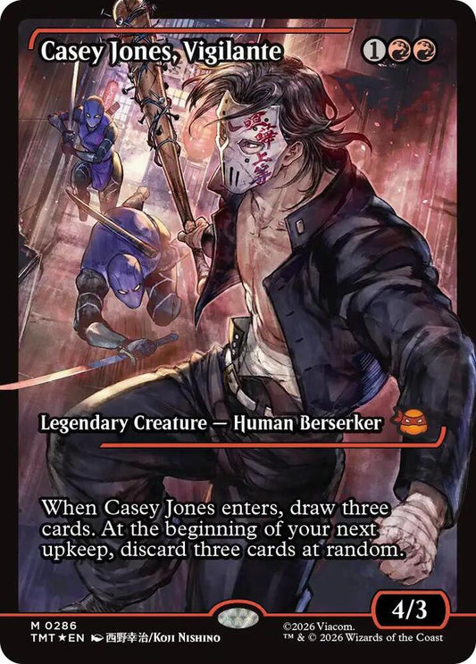 Casey Jones, Vigilante 286/190 (Teenage Mutant Ninja Turtles)  - Showcase Foil