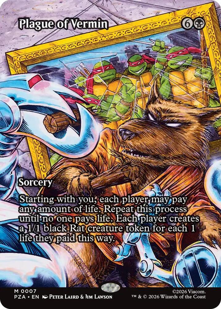 Plague of Vermin 7 (Teenage Mutant Ninja Turtles Source Material)  - Borderless