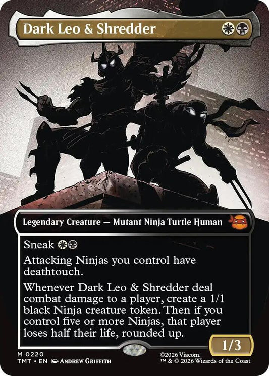 Dark Leo & Shredder 220 (Teenage Mutant Ninja Turtles)  - Borderless