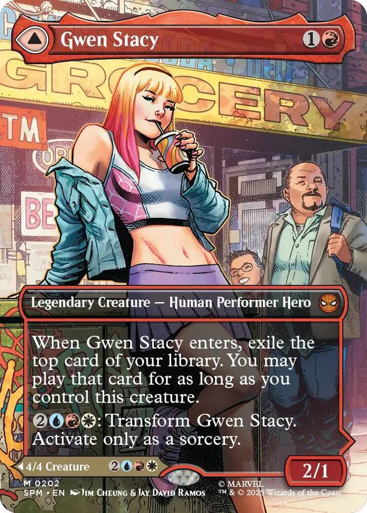 Gwen Stacy // Ghost-Spider 202/198 (Marvel's Spider-Man)  - Borderless