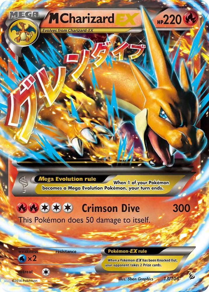 M Charizard EX Y 13/106 (XY - Flashfire)  - Holofoil