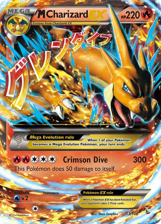 M Charizard EX Y 13/106 (XY - Flashfire)  - Holofoil