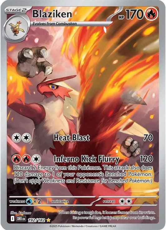 Blaziken 192/182 (SV10: Destined Rivals)  - Holofoil