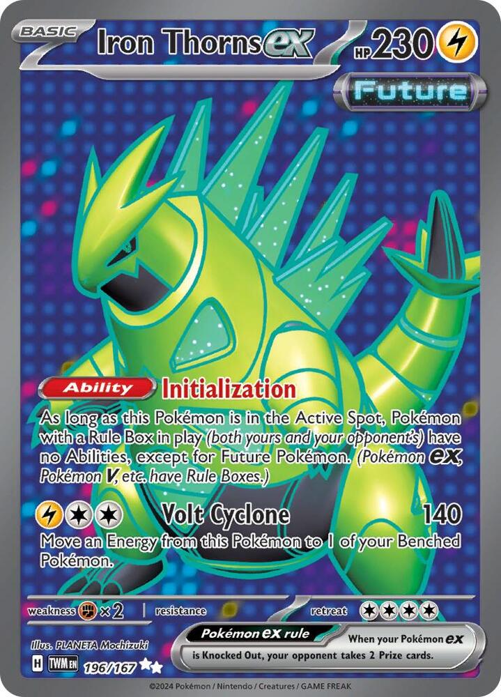 Iron Thorns ex 196/167 (SV06: Twilight Masquerade)  - Holofoil