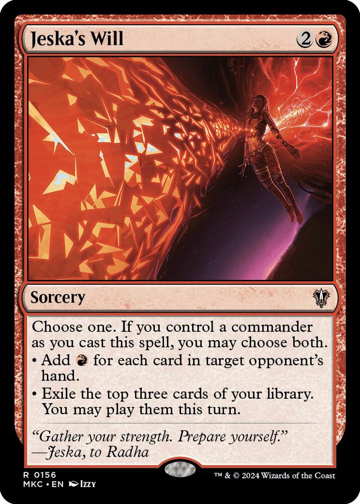 Jeska's Will 156/311 (Commander: Murders at Karlov Manor) 