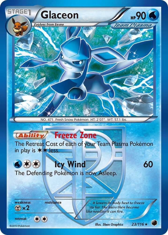 Glaceon Team Plasma 23/116 (Plasma Freeze) 