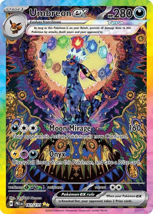 Umbreon ex 161/131 (SV: Prismatic Evolutions)  - Holofoil