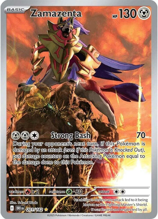 Zamazenta 201/182 (SV10: Destined Rivals)  - Holofoil