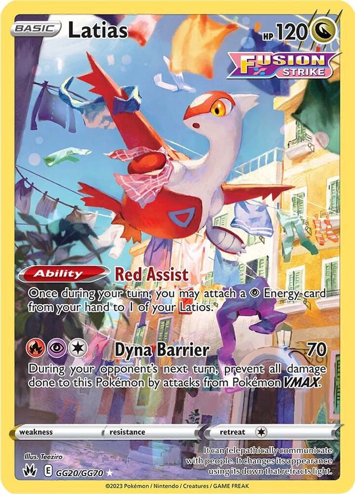 Latias GG20/GG70 (Crown Zenith: Galarian Gallery)  - Holofoil