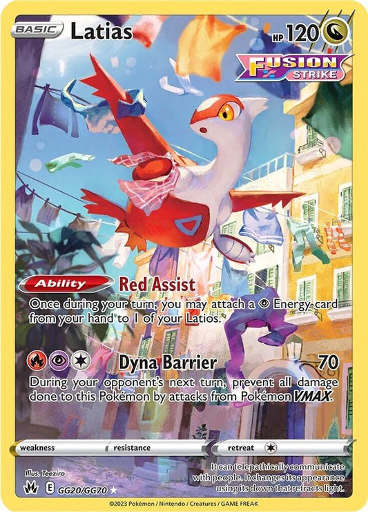 Latias GG20/GG70 (Crown Zenith: Galarian Gallery)  - Holofoil