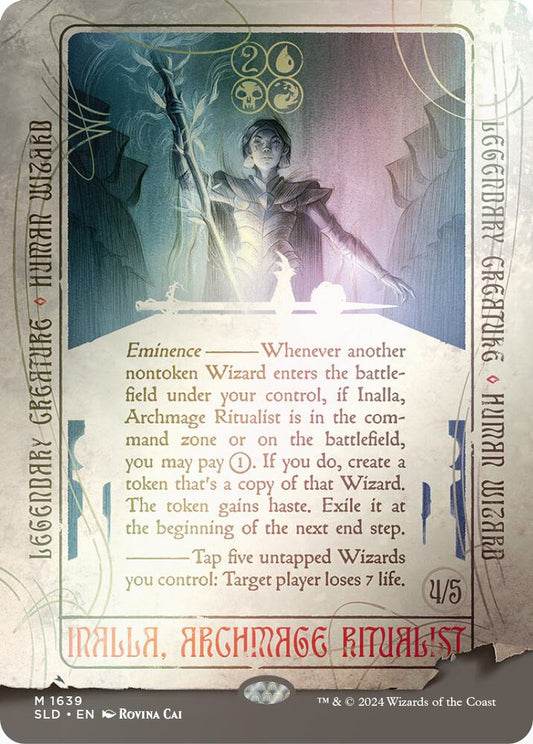 Inalla, Archmage Ritualist 1639 (Secret Lair Drop Series)  - Showcase Rainbow Foil