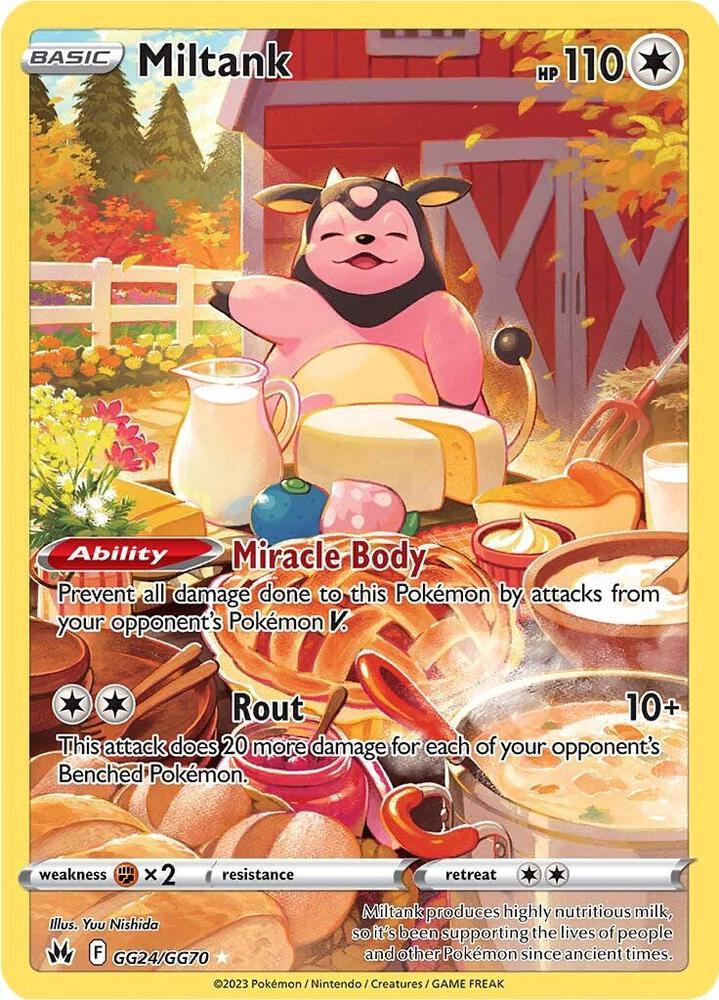 Miltank GG24/GG70 (Crown Zenith: Galarian Gallery)  - Holofoil