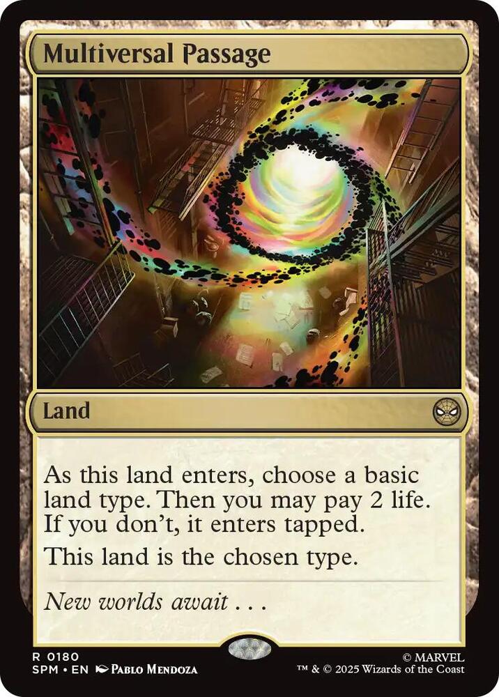 Multiversal Passage 180 (Marvel's Spider-Man)  - Foil