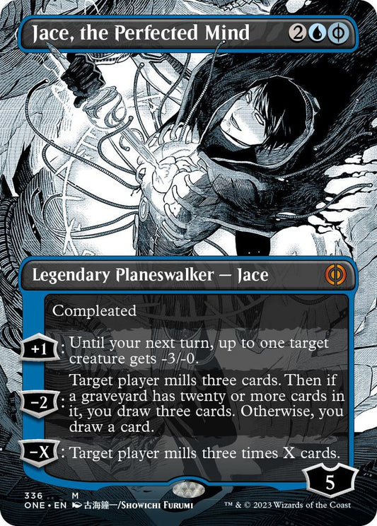 Jace, the Perfected Mind 336/271 (Phyrexia: All Will Be One)  - Borderless