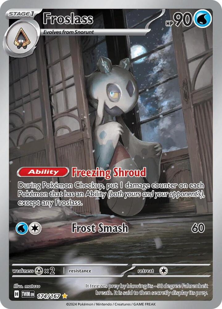 Froslass 174/167 (SV06: Twilight Masquerade)  - Holofoil