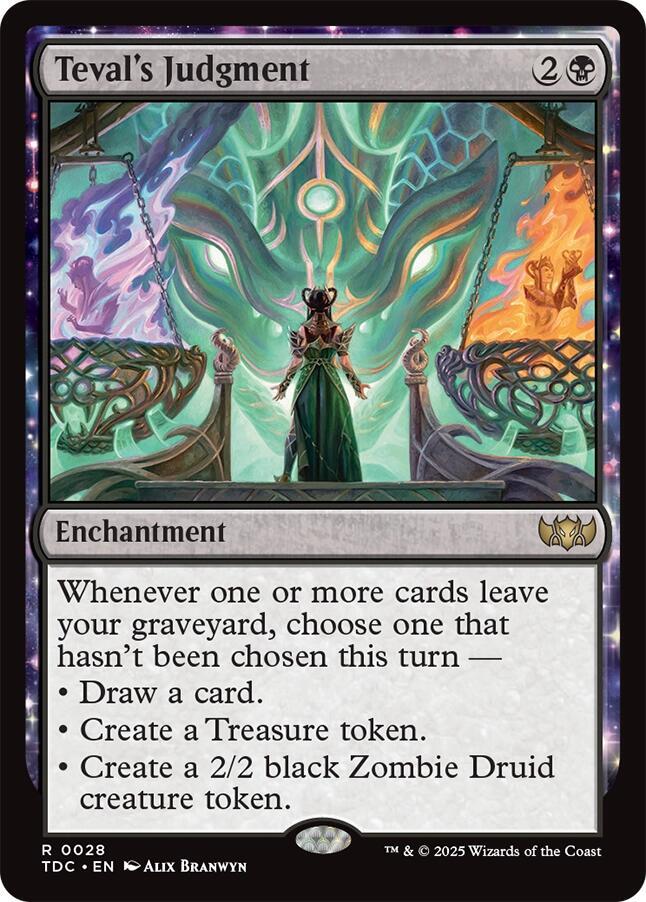 Tevals Judgment 28 (Commander: Tarkir: Dragonstorm) 
