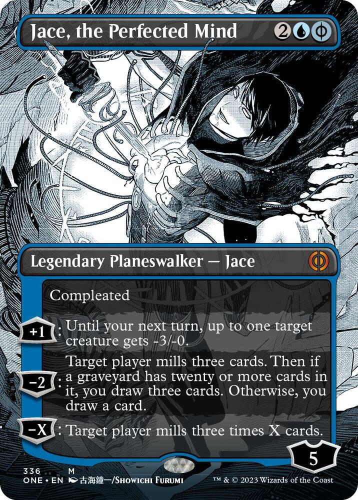 Jace, the Perfected Mind 336/271 (Phyrexia: All Will Be One)  - Borderless