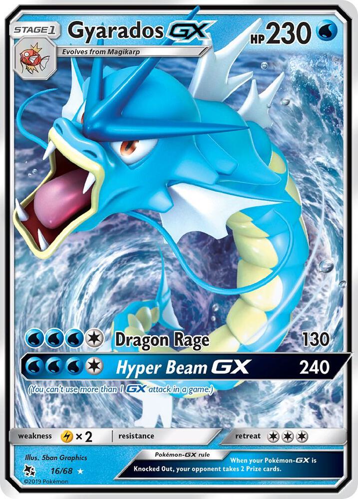 Gyarados GX 16/68 (Hidden Fates)  - Holofoil