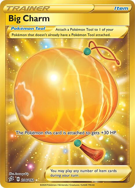 Big Charm Secret 206/192 (SWSH02: Rebel Clash)  - Holofoil