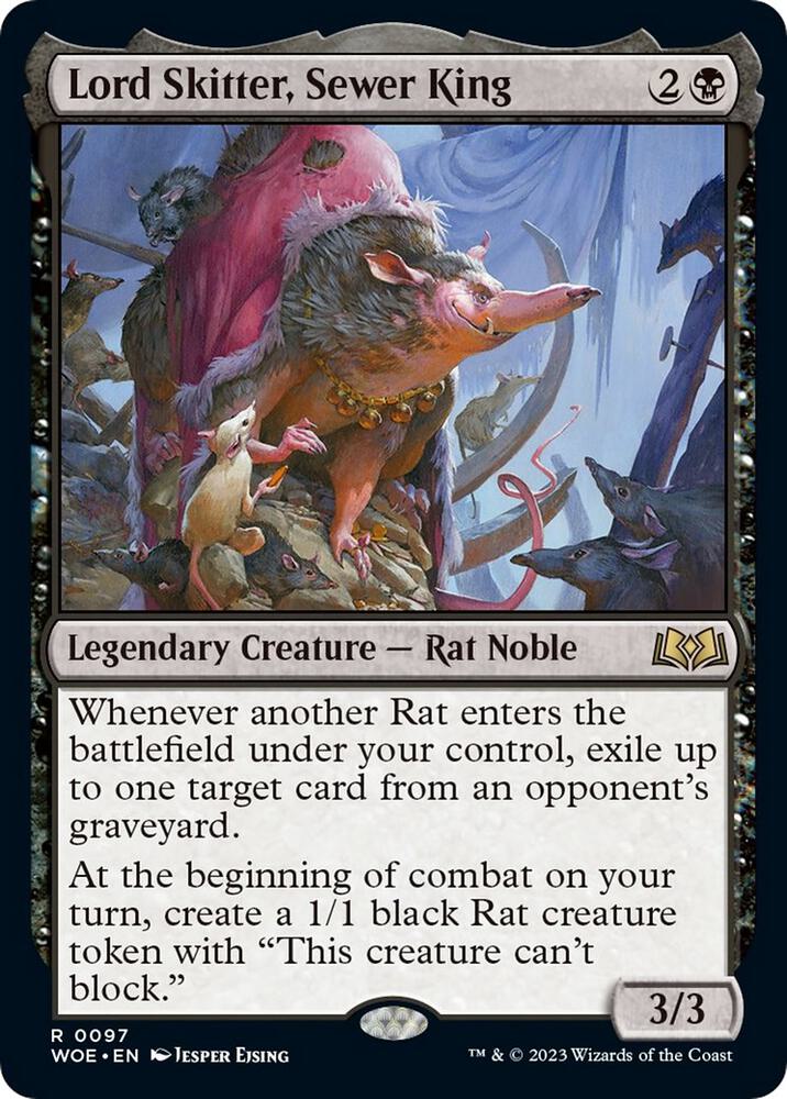 Lord Skitter, Sewer King 97 (Wilds of Eldraine) 