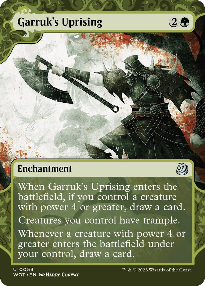 Garruk's Uprising 53 (Wilds of Eldraine: Enchanting Tales)  - Showcase