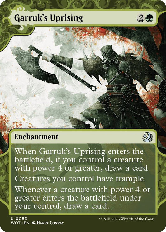 Garruk's Uprising 53 (Wilds of Eldraine: Enchanting Tales)  - Showcase