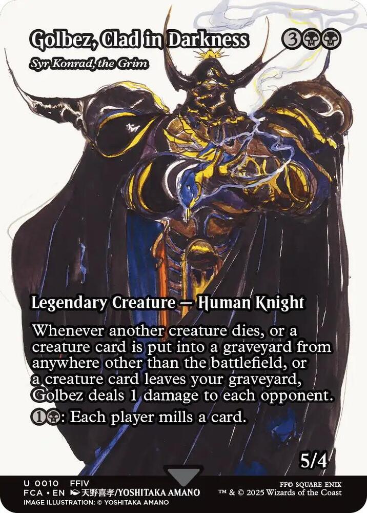 Golbez, Clad in Darkness - Syr Konrad, the Grim 10 (FINAL FANTASY: Through the Ages)  - Showcase